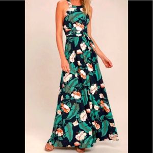 Lulus Temptation Island Floral Print Maxi
